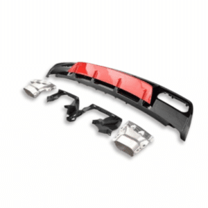MERC W176 A45 AMG GLOSS BLACK REAR DIFFUSER (non oem) auto part product photo