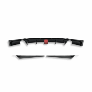 BM F30 F1 INSPIRED GLOSS BLACK REAR DIFFUSER-335i-340i (non oem) auto part product photo