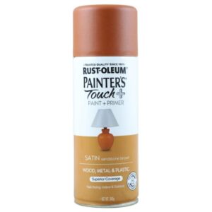 SPRAYPAINT PAINTERS Touch+ SATIN SANDSTONE BROWN 340G ™ auto part product photo