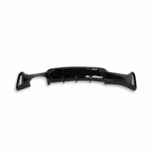 BM F32/F33 GLOSS BLACK REAR DIFFUSER SINGLE OUTLET EXHAUST (non oem) auto part product photo