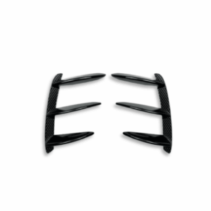 MERC W176 AMG CLAW GLOSS BLACK REAR CANNARDS (non oem) auto part product photo