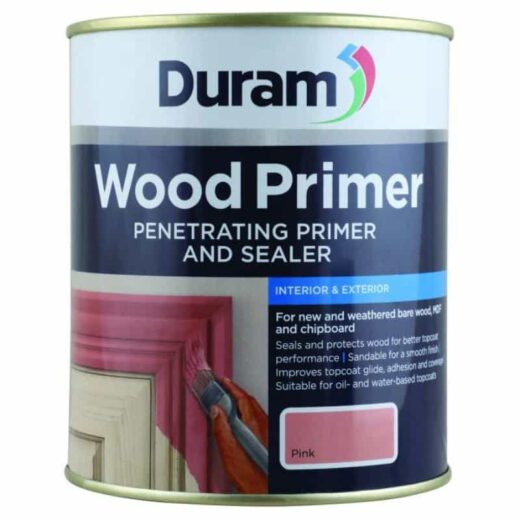 Wood Primer Pink 1L Duram 1 WOOD PRIMER PINK 1l DURAM auto part product photo