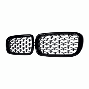 BM F15 DIAMOND GLOSS BLACK KIDNEY GRILLS (non oem) auto part product photo