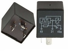 Relay Indicator 3Pin (Volkswagen Golf I / II / III / Fox / Jetta II / III / Polo I) auto part product photo