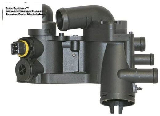 Water Flange Thermo Housing 87°C (1.4 16V) (Volkswagen Polo 9N) 1 Water Flange Thermo Housing 87°C (1.4 16V) (Volkswagen Polo 9N) auto part product photo