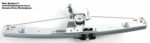 Window Winder Mechanism Rear LHS (BMW 3 Series E46) auto part product photo