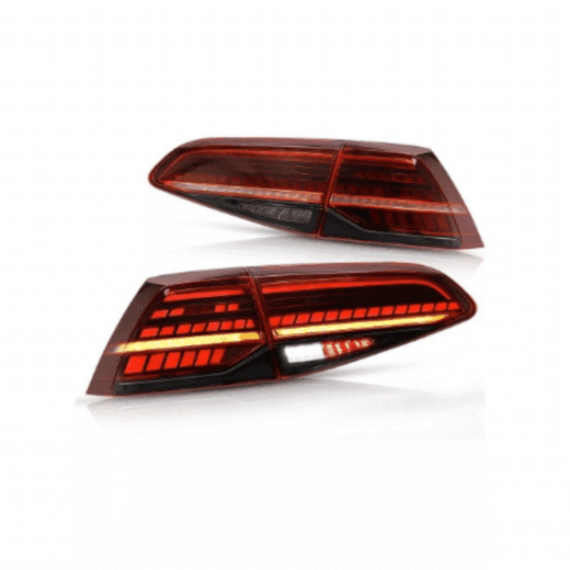 Golf 7/7.5 Oem Style Smoked Red Led Sequential Taillights (Non Oem) 1 GOLF 7/7.5 OEM STYLE SMOKED RED LED SEQUENTIAL TAILLIGHTS (non oem) auto part product photo