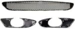Front Bumper Grille Set/3 Piece C32 AMG Metal 2000-2004 (Mercedes Benz C Class W203) auto part product photo