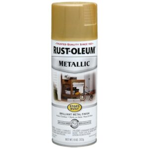 SPRAYPAINT METALLIC GOLD RUSH 312G RUSTOLEUM ™ auto part product photo