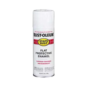 SPRAYPAINT STOPS RUST FLAT WHITE 340G RUSTOLEUM ™ auto part product photo