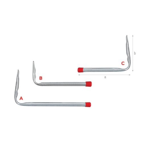 Bracket Hook Wall Rail A 180Mm B 75Mm ™ 1 Bracket Hook Wall Rail A 180mm B 75mm ™ auto part product photo