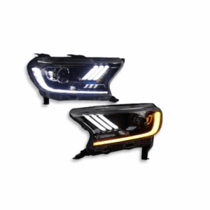 RANGER T7/T8 MUSTANG STYLE LED HEAD LIGHTS MODEL 2016-2019 (non oem) auto part product photo