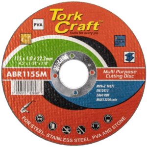 CUTTING DISC 115X1MM MULTIPUROSE auto part product photo