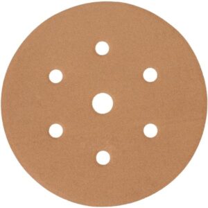 SANDING DISC WITH HOLES P240 GRIT 150MM ™ auto part product photo