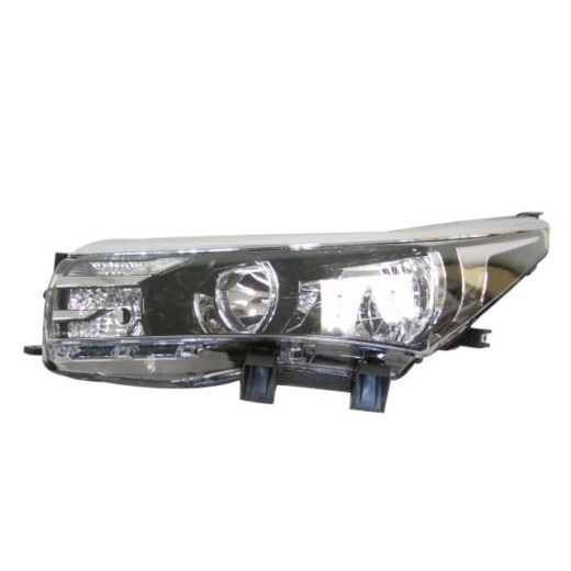 Headlamp + Motor+Chrome Mould Left Hand Side 14-17 (Toyota Corolla Ae150) 1 Headlamp + Motor+Chrome Mould Left Hand Side 2014-2017 (Toyota Corolla AE150) auto part product photo