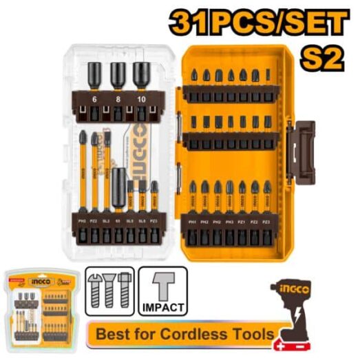 Drill Bit Set Impact 31 Pieces Ingco ™ 1 DRILL Bit Set IMPACT 31 PIECES INGCO ™ auto part product photo