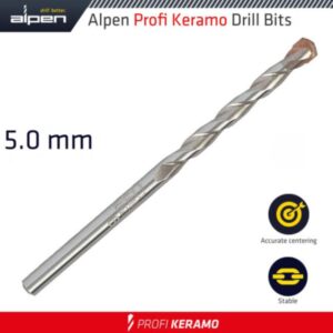 DRILL Bit PROFI KERAMO CERAMIC 5mm ALPEN ™ auto part product photo
