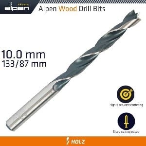 Drill Bit Wood 10mm Alpen ™ auto part product photo