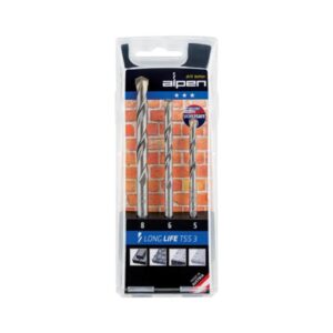 DRILLBIT Set MASONRY ALPEN 3 PIECE ™ auto part product photo