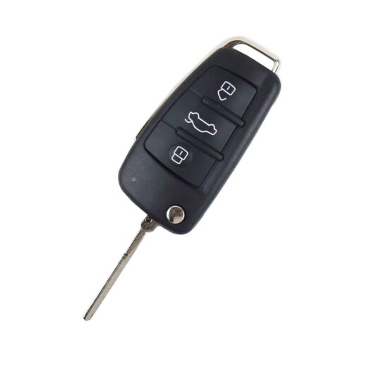 Audi A6 A4 S54 Avant Cabrio Quattro Complete Remote Key 3 Button Hu66 Blade 1 Audi A6 A4 S54 Avant Cabrio Quattro Complete Remote Key 3 Button HU66 Blade auto part product photo