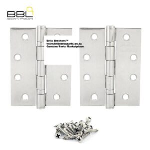 HINGE BUTT BALL BEARING STAINLESS STEEL 304 100MMX76MMX2MM Bbl ™ auto part product photo