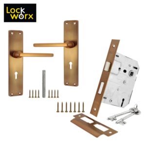 Lock Set Mortice 3 Lever Chrystal Handle Grand Navy ™ auto part product photo