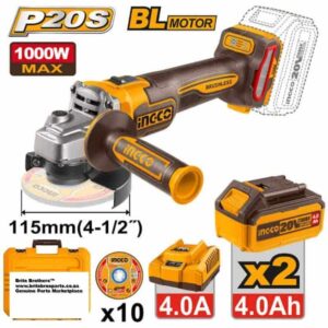 ANGLE GRINDER 20v LITHIUM Ion INGCO ™ auto part product photo