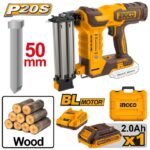 BRAD NAILER 20v F15 50 Kit WITH BATTERY INGCO ™ auto part product photo