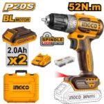 DRILL CORDLESS 20v BRUSHLESS Kit INGCO ™ auto part product photo