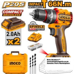 DRILL Kit IMPACT CORDLESS BRUSHLESS 20v ™ auto part product photo