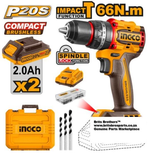 Drill Kit Impact Cordless Brushless 20V ™ 1 DRILL Kit IMPACT CORDLESS BRUSHLESS 20v ™ auto part product photo