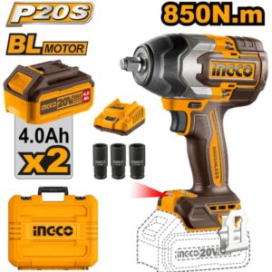 IMPACT WRENCH 20v 850NM BRUSHLESS Kit INGCO ™ auto part product photo