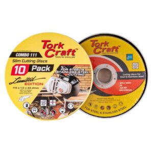 Cutting Disc Metal 10 Pieces 115mmx1mm Tork Craft ™ auto part product photo