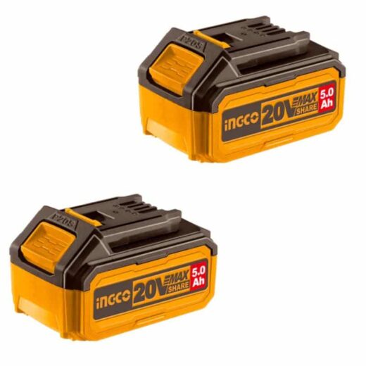 Battery Kit Lithium 20V 5Ah 2 Piece Ingco ™ 1 Battery Kit Lithium 20v 5ah 2 Piece INGCO ™ auto part product photo