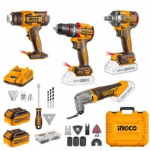 IMPACT DRILL WRENCH MULTITOOL HEATGUN Kit 20v INGCO ™ auto part product photo