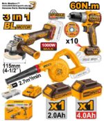 CORDLESS DRILL ANGLE GRINDER BLOWER 20v Kit ™ auto part product photo
