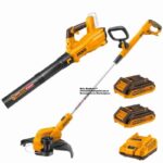 INGCO 20v Cordless Blower & Grass Trimmer With 2x 2.0ah Batteries Charger ™ auto part product photo