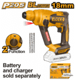 DRILL ROTARY HAMMER 20v SOLO BRUSHLESS INGCO ™ auto part product photo