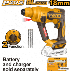 DRILL ROTARY HAMMER 20v SOLO BRUSHLESS INGCO ™ auto part product photo