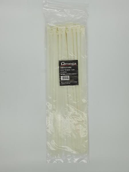 Cable Tie White 7.8X400 50P 1 CABLE Tie WHITE 7.8x400 50p auto part product photo
