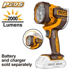 WORK LAMP 2000 LUMENS INGCO 20v ™ auto part product photo