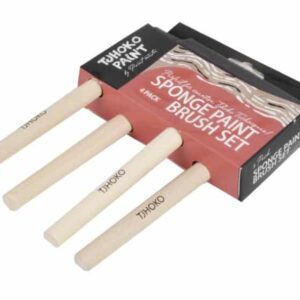 SPONGE PAINT BRUSH 4 PIECE TJHOKO PAINTS ™ auto part product photo