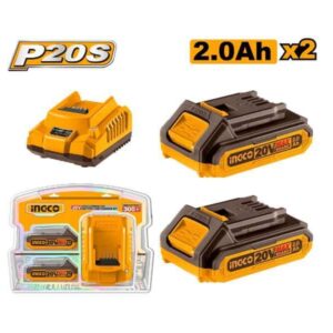 BATTERY Kit 20v 2x 2ah & CHARGER INGCO ™ auto part product photo