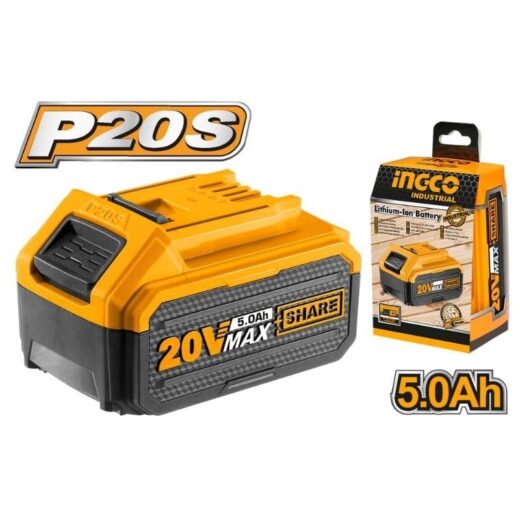 Battery 20V 5.0Ah Lithium Ion Ingco ™ 1 BATTERY 20v 5.0ah LITHIUM Ion INGCO ™ auto part product photo