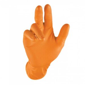 GLOVE GRIPPAZ ORANGE LARGE Box Of 50 ™ auto part product photo