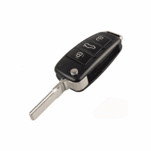 Audi 3 Button Remote Key Shell And Blade 1 Audi 3 Button Remote Key Shell And BLADE auto part product photo