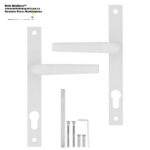 HANDLE DOOR ALUMINIUM SLIMLINE EURO WHITE ™ auto part product photo