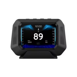 P21 OBD2 HUD Meter - Smart Car Display GPS + OBD2 Gauge Inclinometer Speedometer Roll Over Warning & Diagnostic Scanner