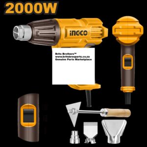 HEAT Gun 2000W & ACCESSORIES INGCO ™ auto part product photo