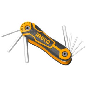 ALLENKEY FOLDING Hex BALLPOINT 8 PIECE 2 8mm INGCO ™ auto part product photo